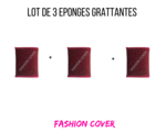 Lot d&#039;ponges grattantes 3 pcs