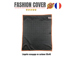 Chiffon essuyage en microfibre de carbone 50x40