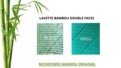 Lavette microfibre BAMBOU