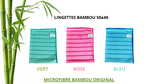 Lingette microfibre BAMBOU 50x40