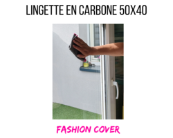 Lingette carbone essuyage 50x40