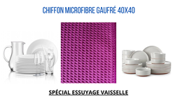Torchon vaisselle Rose 40x40