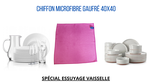 Torchon vaisselle Rose 40x40
