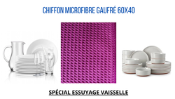 Torchon vaisselle Rose 60x40