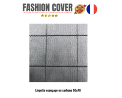 Chiffon essuyage en microfibre de carbone 50x40