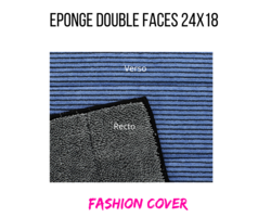 Lot de lavettes double faces 24x18