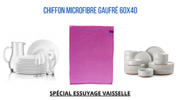 Torchon vaisselle Rose 60x40