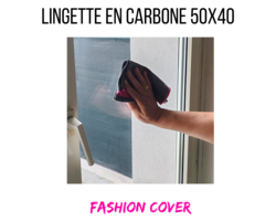 Lingette carbone essuyage 50x40