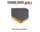 Chiffons en microfibre de carbone essuyage 50x40