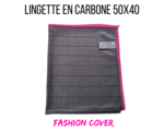 Lingette carbone essuyage 50x40